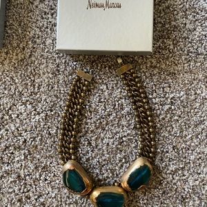 Marni Brass/Turquoise Necklace